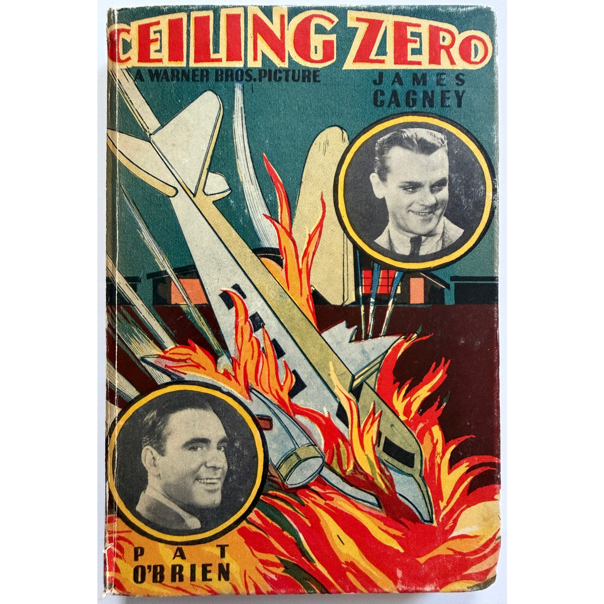 RARE 1936 Ceiling Zero Pat O'Brien James Cagney Movie Tie In Book, Hollywood, White Heat, Public Enemy, Yankee Doodle Dandy, Blonde Crazy