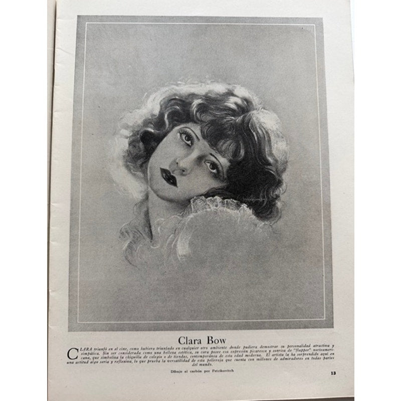 RARE 1929 Spanish Joan Crawford Magazine Cinelandia Fairbanks, Bow, Swanson, Grand Hotel, Sadie McKee, Mildred Pierce, Rain, Today We Live