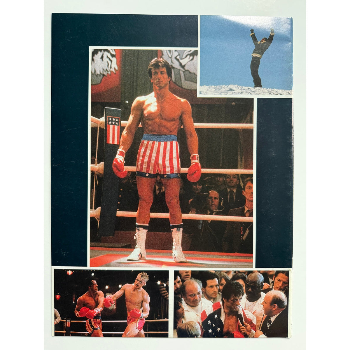 1985 Rocky IV Movie Program Sylvester Stallone, Boxing, Italian Stallion, Apollo Creed, Carl Weathers, Dolph Lundgren, Boxing, Champion