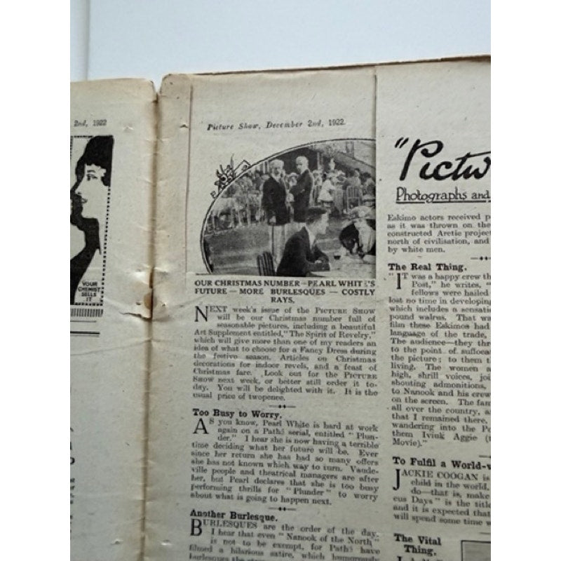 1922 Douglas Fairbanks Magazine Three Musketeers, UK Picture Show, Thief of Bagdad, Mark of Zorro, Black Pirate, Iron Mask, Robin Hood