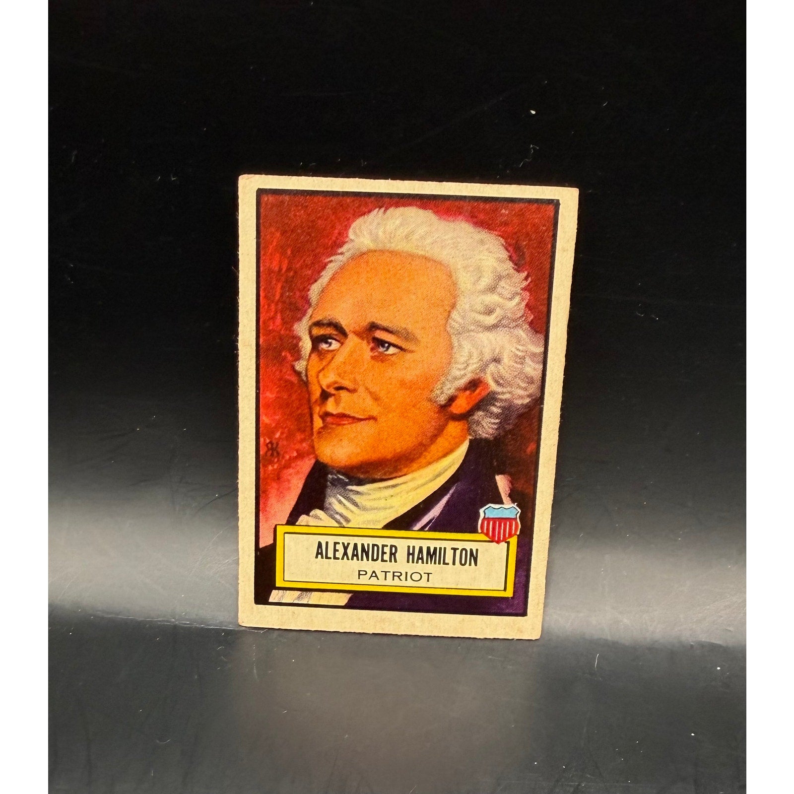 1952 Topps Look n See Alexander Hamilton Founder, He's not giving away his shot!