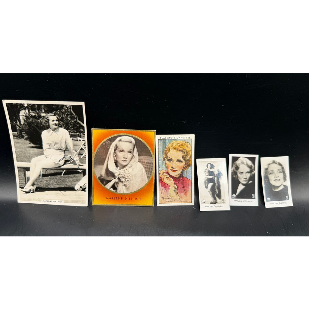 6 - 1930s Marlene Dietrich Cards Blue Angel Venus Blonde Kismet Shanghai Express