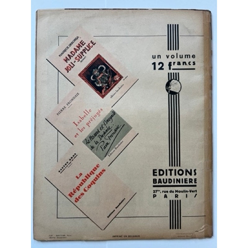 RARE French 1934 Katherine Hepburn Magazine Hebdo Hollywood Little Women Oscar