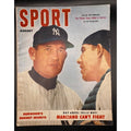 1952 Sport Yogi Berra Magazine New York Yankees, Bob Feller, Rocky Marciano, Cleveland Indians, Boxing, Champ, MLB, Baseball