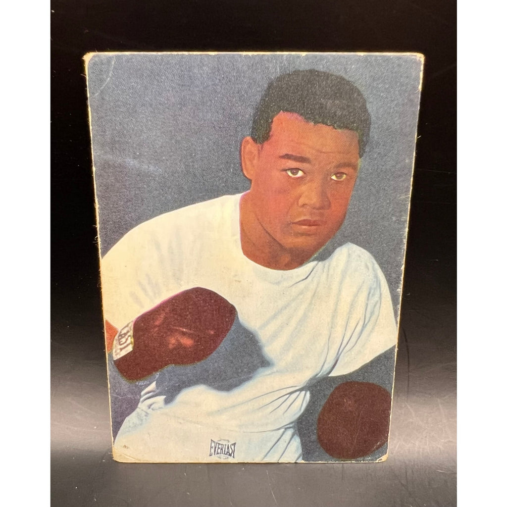 Rare German 1958 Heinerle Joe Louis Boxing Card Brown Bomber Heavyweight Champ, James Braddock, Max Schmeling, Detroit