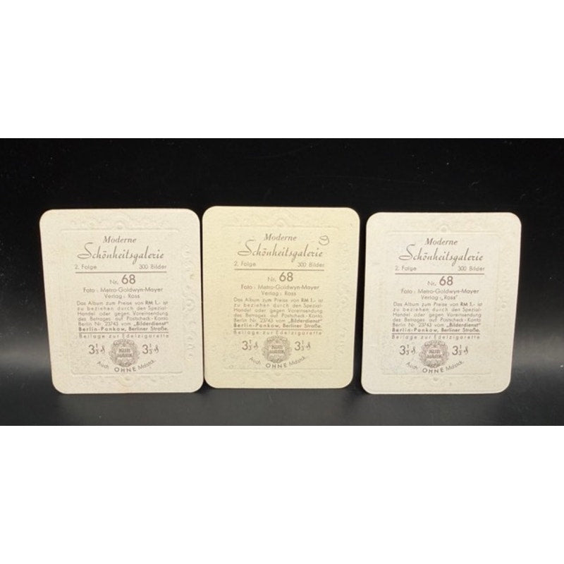 3 RARE 1934 Garbaty Clark Gable and Joan Crawford Tobacco Cards Ross Hollywood, Gone with the Wind, Sadie McKee, Mildred Pierce, Misfits