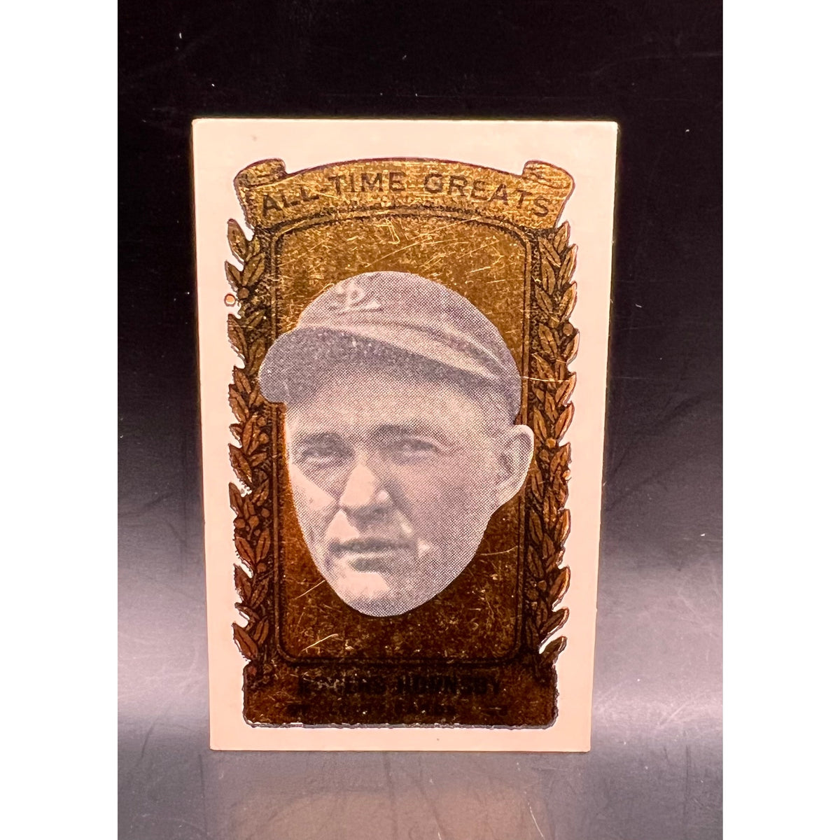 SHARP 1963 Bazooka Rogers Hornsby St. Louis Cardinals, St. Louis Browns Baseball Card HOF, Batting Champ, New York Giants