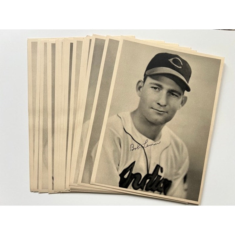 1948 Cleveland Indians Photo Pack 26 Photos Boudreau, Lemon, Veeck Guardians