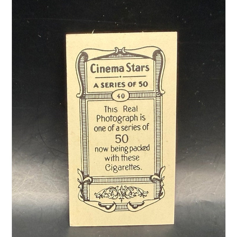 Cinema Stars 1920s Rudolph Valentino Card Cobra, The Sheik, Blood and Sand Eagle