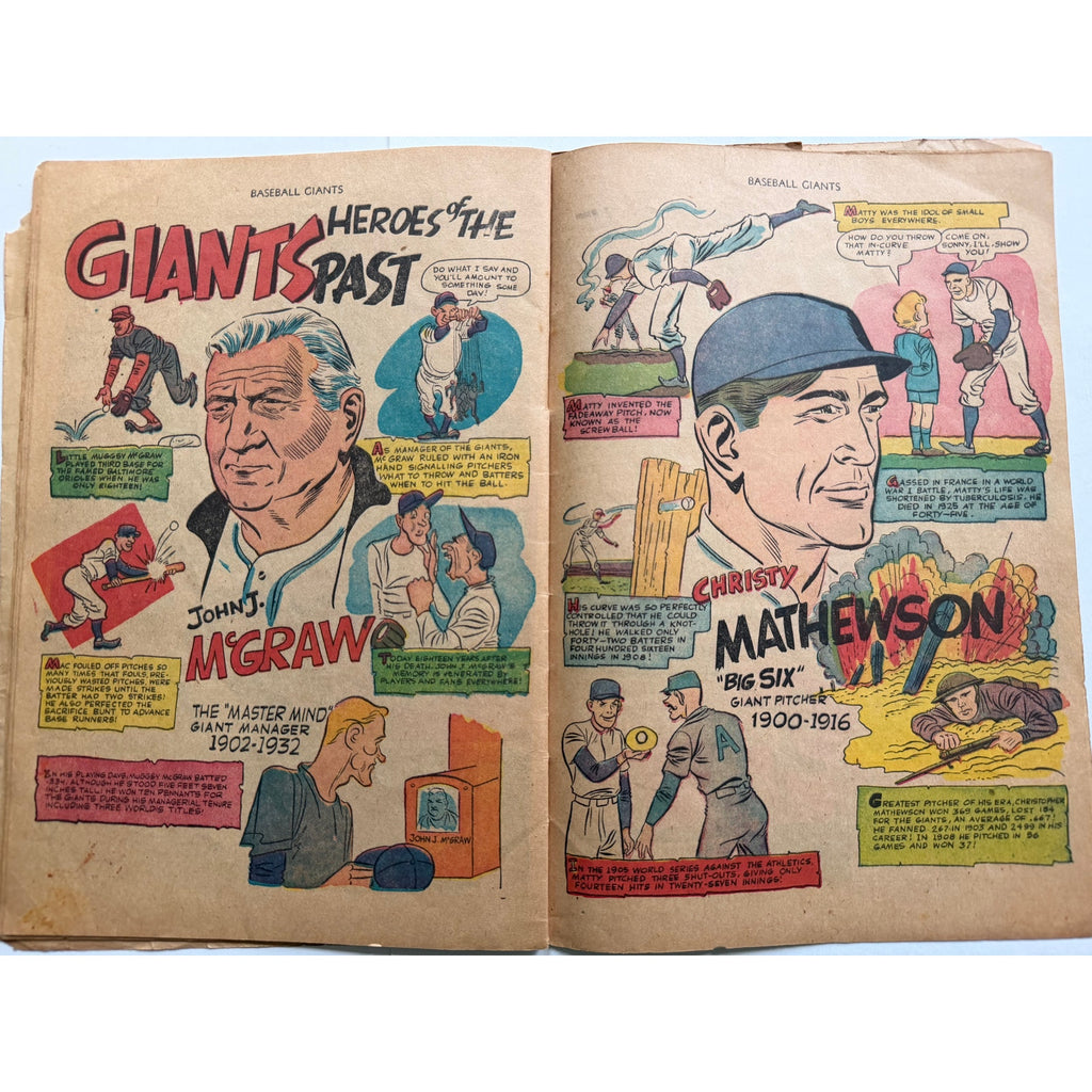 1952 New York Giants Comic Magazine Willie Mays Rookie, Jackie Robinson, Monte Irvin, Leo Durocher, 1951 New York Giants
