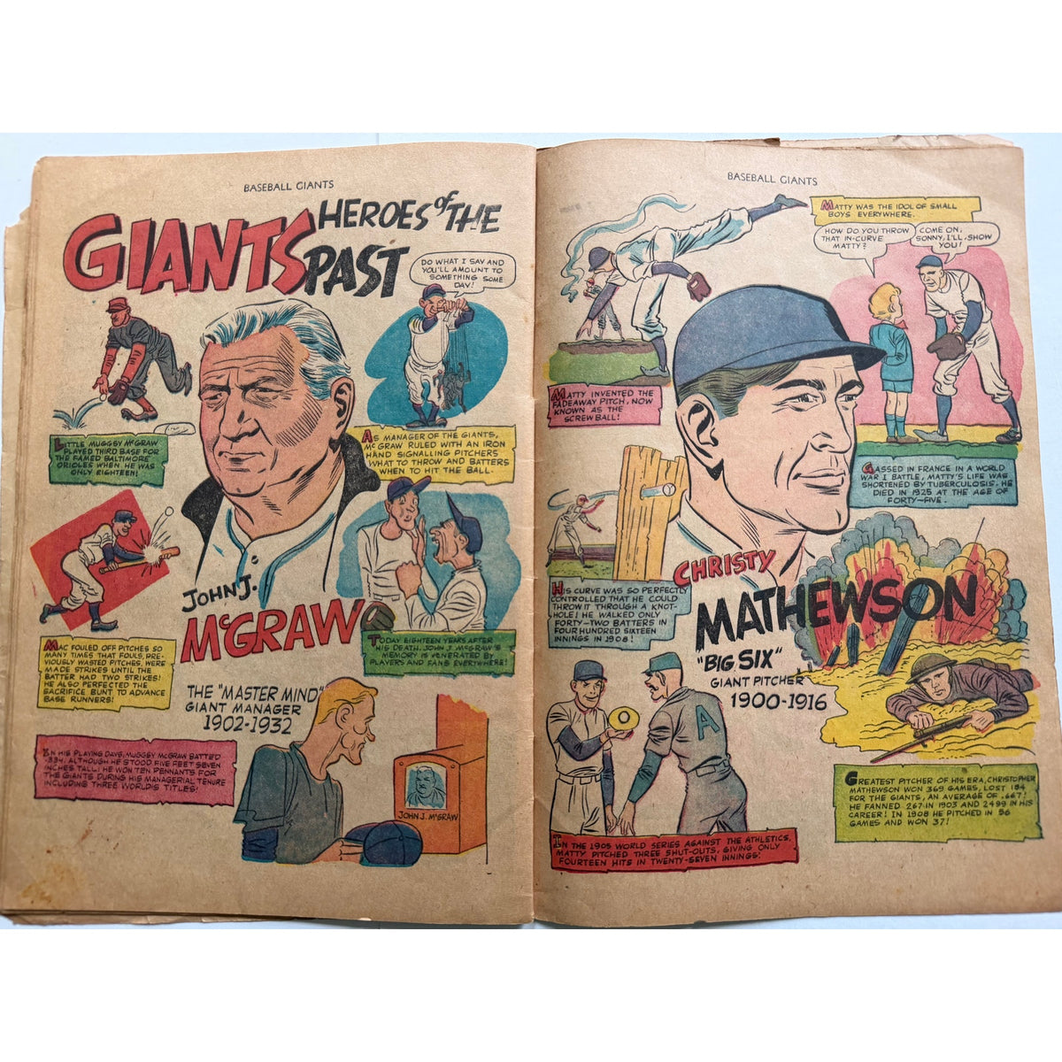 1952 New York Giants Comic Magazine Willie Mays Rookie, Jackie Robinson, Monte Irvin, Leo Durocher, 1951 New York Giants