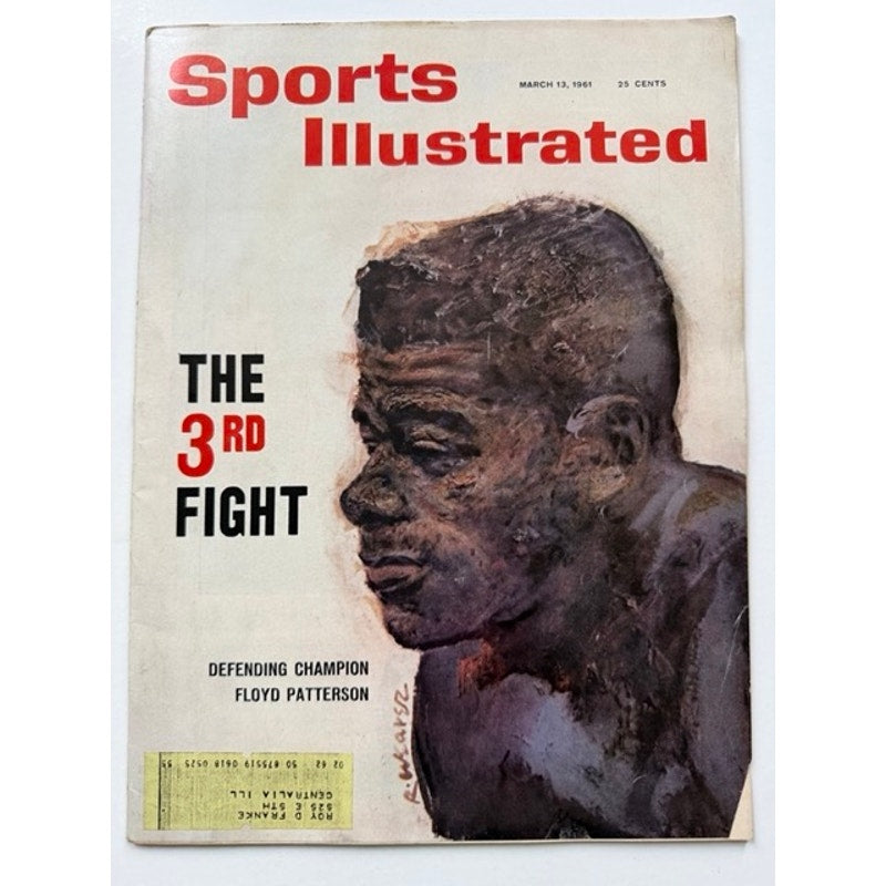 1961 Sports Illustrated Floyd Patterson 2 Time Heavyweight Champ 52 Olympics, Boxing Magazine