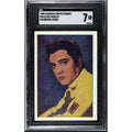 RARE London 1958 Madison Confectionary Elvis Presley Card SGC 7 Highest Grade, The King, Graceland, Jailhouse Rock, TCB, Rockabilly