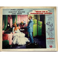 1957 Man of a Thousand Faces Lobby Card James Cagney Lon Chaney Hollywood, London After Midnight, Phantom of the Opera, Hunchback Notre Dame.