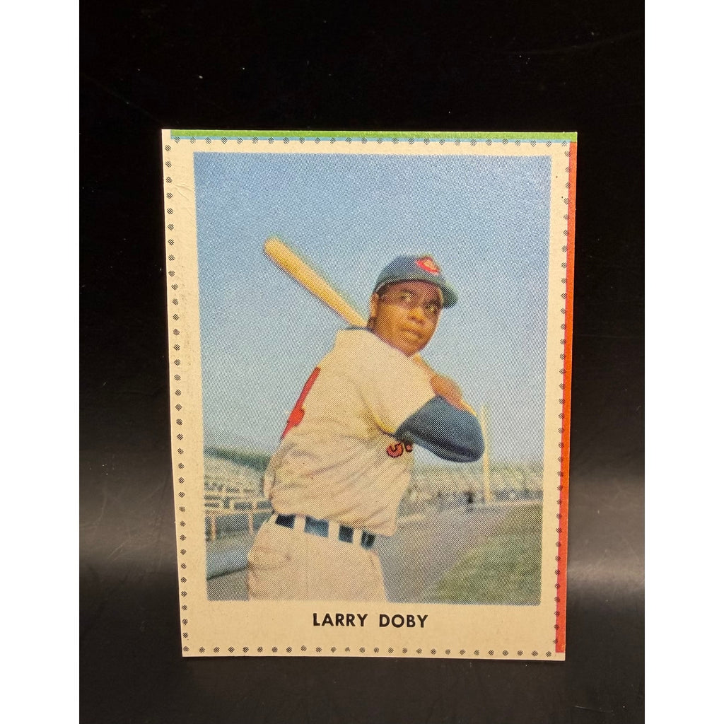 1955 Golden Stamps Cover Larry Doby Cleveland Baseball Card HOF Guardians, MLB
