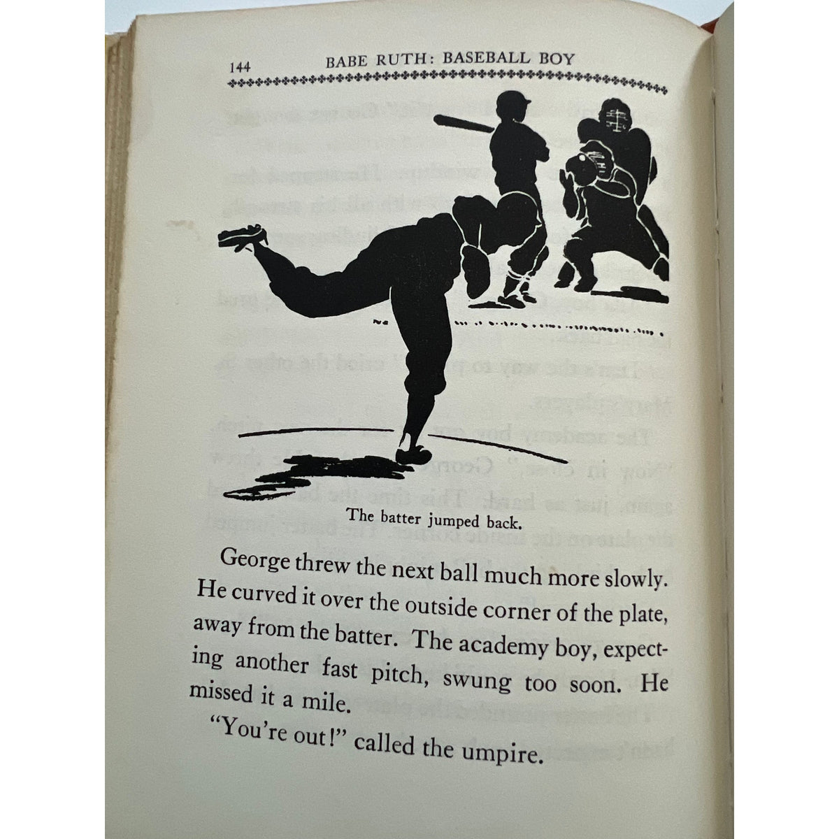1954 Babe Ruth Baseball Boy Book Guernsey Van Ripper Jr. Bambino Sultan of Swat, New York Yankees