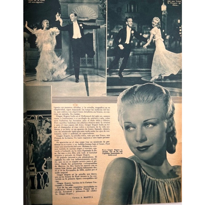Rare Color Spanish 1936 Shirley Temple Magazine Oversized, Heidi, Little Princess, Little Colonel, Curly Top, Shirley Temple Black