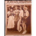 RARE Italian 1934 Gloria Swanson, Marion Davis, Jean Harlow Magazine, Hollywood, Connie Bennett, Sunset Boulevard, Dinner at Eight, Sartoga