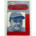 1960 Babe Ruth Magazine Booklet Rexall Hall of Fame Baseball Handbook New York Yankees, Bambino, Sultan of Swat, MLB