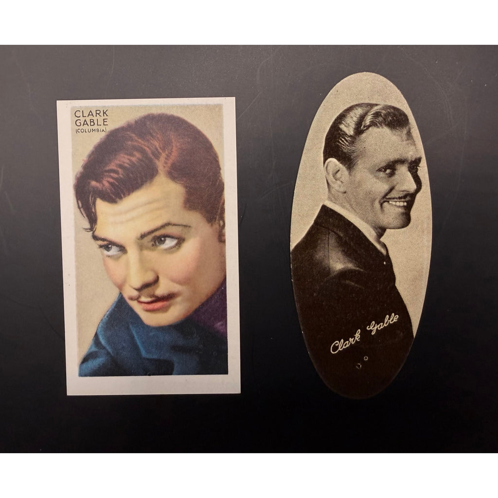 1930s Clark Gable Cards Gone with the Wind, Misfits, Mutiny on the Bounty, Hold Your Man, Red Dust, A Free Soul, It Happened One Night