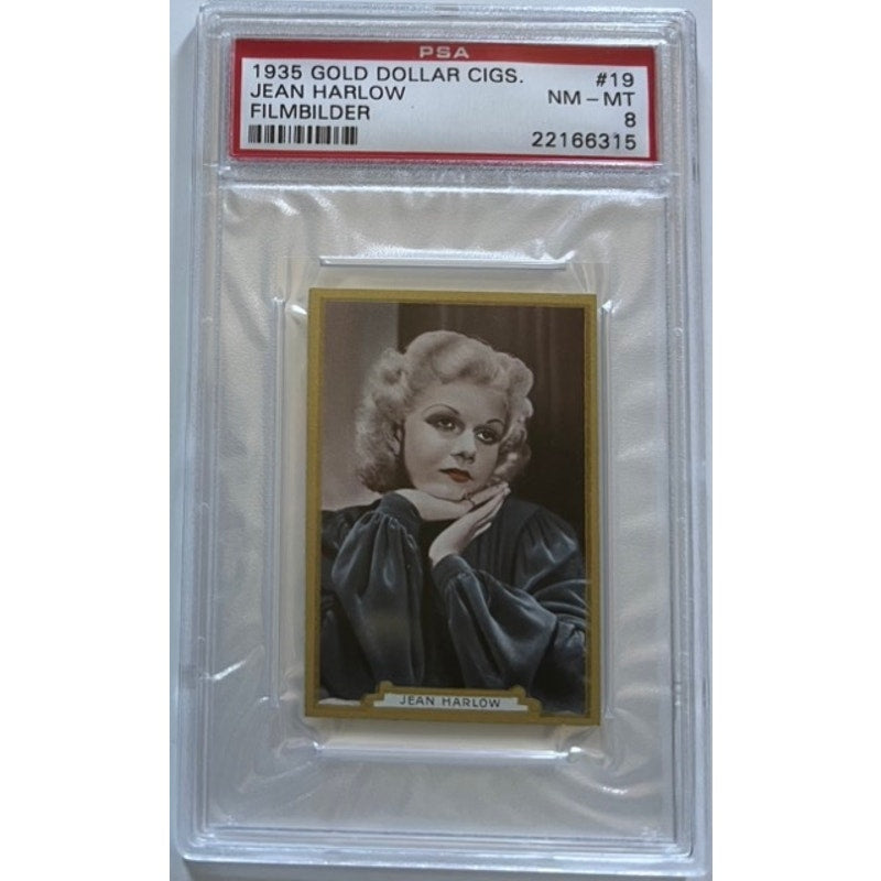 SUPER RARE 1935 Gold Dollar Jean Harlow PSA 8, Highest Grade Platinum Blonde, Public Enemy, Dinner at Eight, Saratoga, Wife vs Secretary