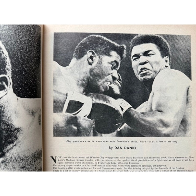 CLEAN 1972 Muhammad Ali Magazine The Ring Cassius Clay Floyd Patterson, Boxing, Heavyweight Champion of the World, Joe Frazier, Champ