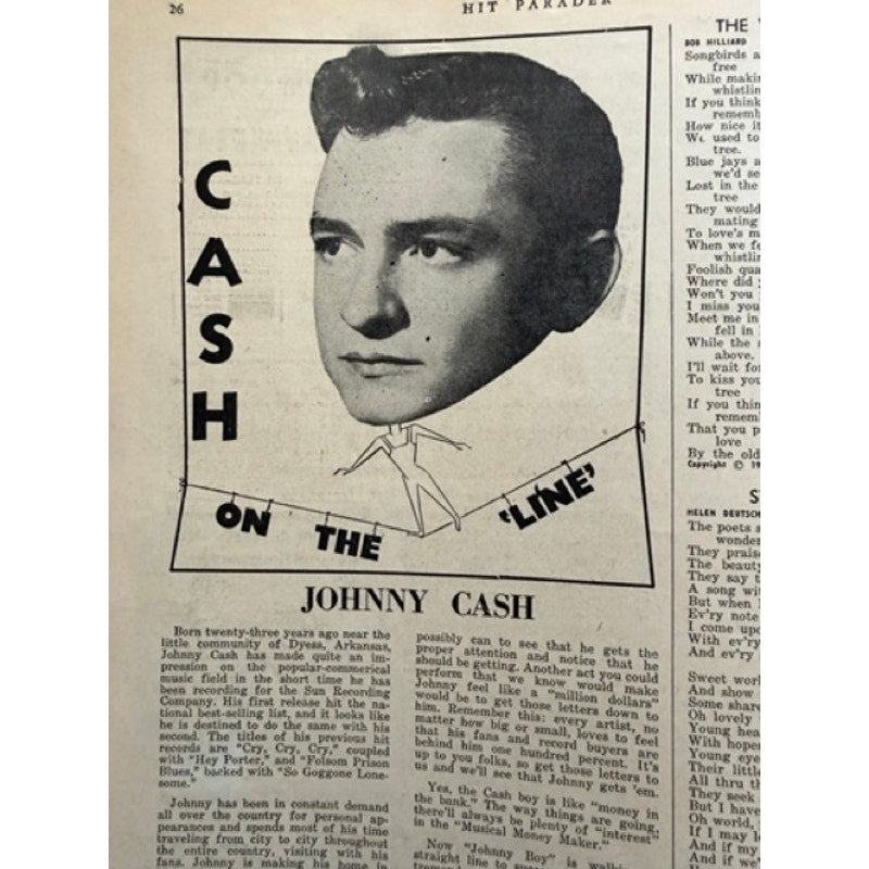 Scarce 1957 Elvis Presley Magazine Love Me Tender, Johnny Cash, Debra Paget TCB, Graceland, Jailhouse Rock, King Creole, Rockabilly