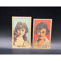 1920 W516, 1919 W500 Billie Burke Strip Cards Glinda Good Witch Wizard of Oz! Hollywood, Broadway
