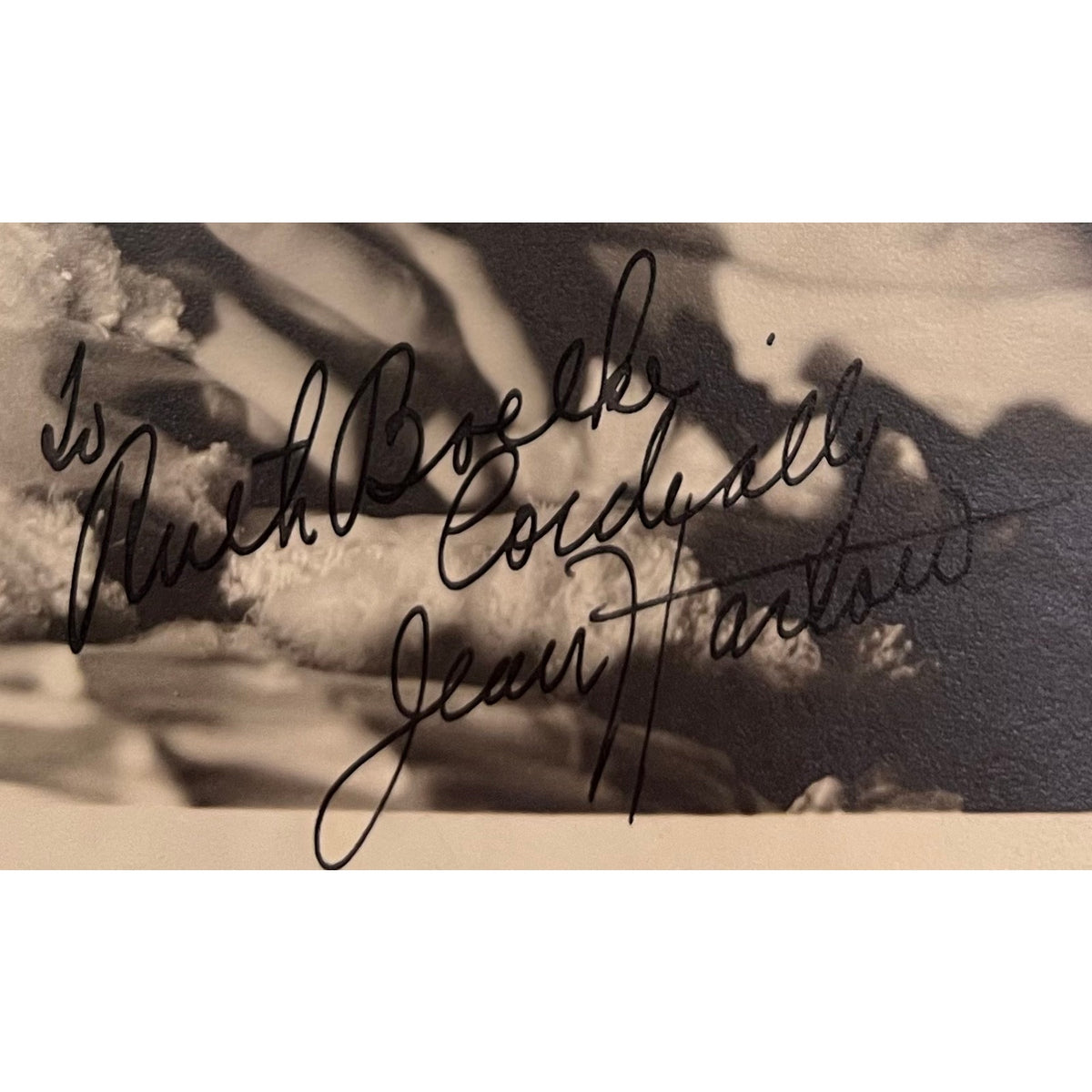Stunning Jean Harlow Signed Autographed 5x7 Photo, Mama Jean, Platinum Blonde, Dinner at Eight, Public Enemy, Saratoga, Wings, Red Dust