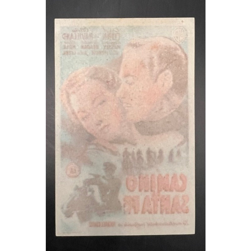 1940 Spanish Santa Fe Trail Movie Herald Handbill Errol Flynn Olivia deHavilland, Robin Hood, Prince and the Pauper, Dodge City
