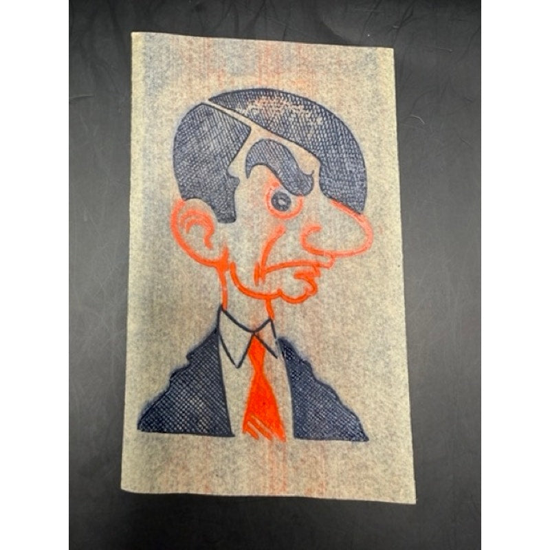 SUPER RARE 1934 Eddie Cantor Transfer Comic Bubble Gum Banjo Eyes March of Dimes
