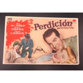 1944 Spanish Double Indemnity Movie Herald Handbill Barbara Stanwyck, Fred MacMurray, Edward G. Robinson, Film Noir, Billy Wilder, Hollywood