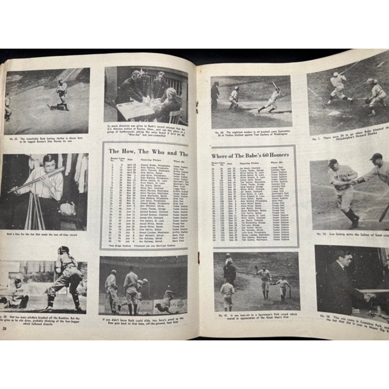 1952 Baseball Babe Ruth Magazine Bambino Sultan Swat, Willie Mays, Jackie Robinson, Satchel Paige, MLB, New York Yankees, Dodgers