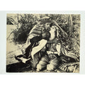 Rare 1973 The Sheik Rudolph Valentino Greeting Card The Late Show Hollywood, Blood and Sand, Beyond the Rocks, Young Rajah, Sainted Devil