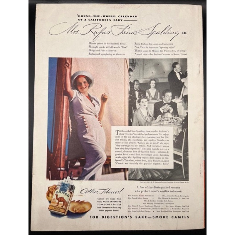 1937 Photoplay Ginger Rogers Magazine Errol Flynn Claudette Colbert Hollywood