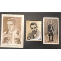 3 Rare 1920s Rudolph Valentino Tobacco Cards Cigarette Cards Strip Card Four Aces The Eagle, Blood and Sand, Cobra The Sheik Hollywood