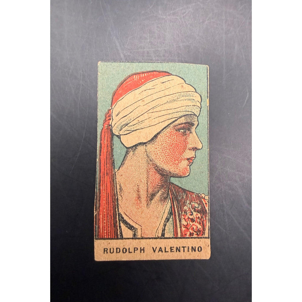 1921 W551 Rudolph Valentino Strip Card Sheik, Blood and Sand, Cobra, Eagle Four Horsemen of the Apocalypse, Son of the Sheik, Beyond the Rocks