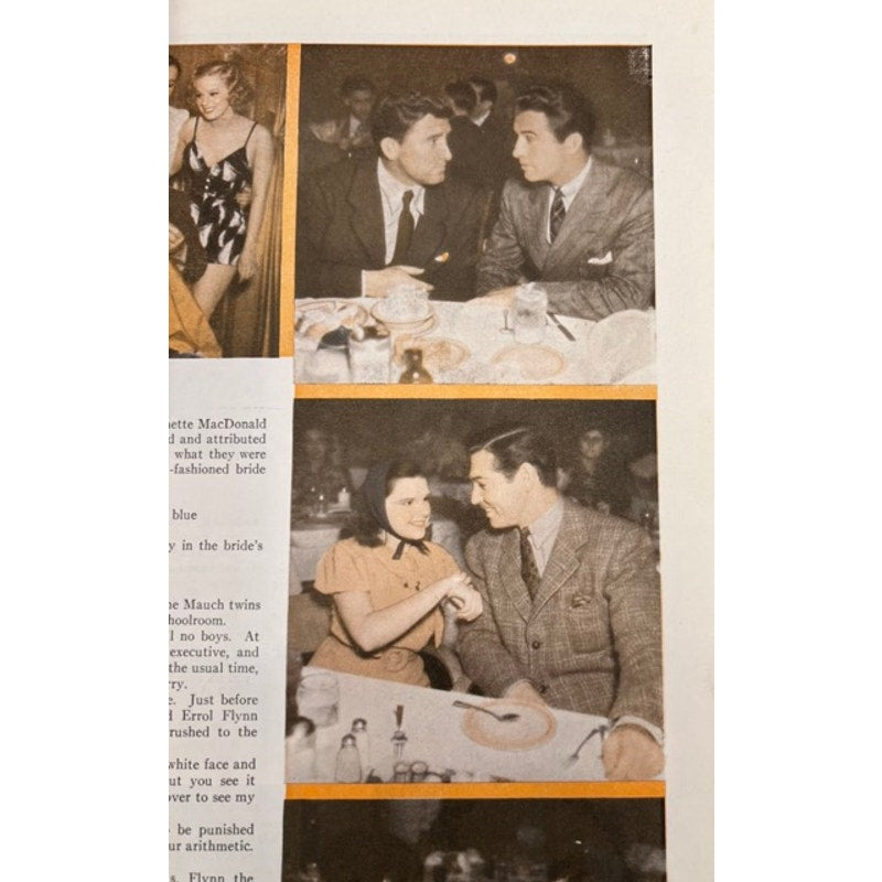 1937 Photoplay Claudette Colbert Magazine Hollywood Jean Harlow Clark Gable