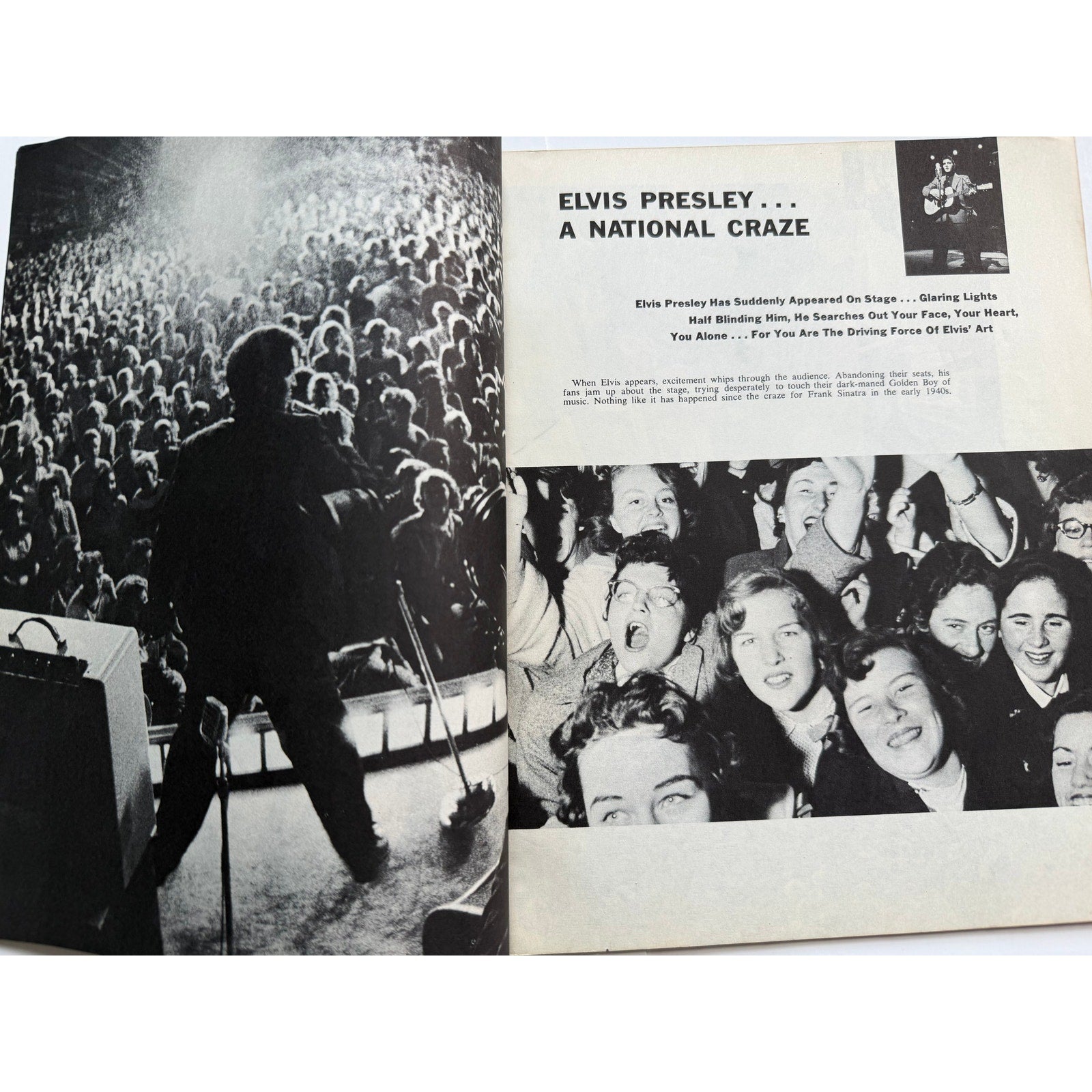 RARE 1956 Elvis Presley Magazine Graceland The Amazing Elvis TCB, Jailhouse Rock, Hound Dog, Rockabilly, The King, EP, King Creole