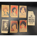 7 - 1926 W512 Strip Cards Silent Movie Actresses Dorothy Dalton, Compson, Rich, Hollywood, Hollywoodland