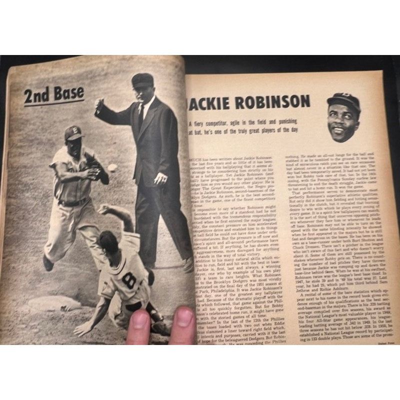 1952 Baseballs Best Magazine Jackie Robinson, Stan Musial, Roy Campanella, Baseball, Brooklyn Dodgers, St Louis Cardinals MLB, HOF