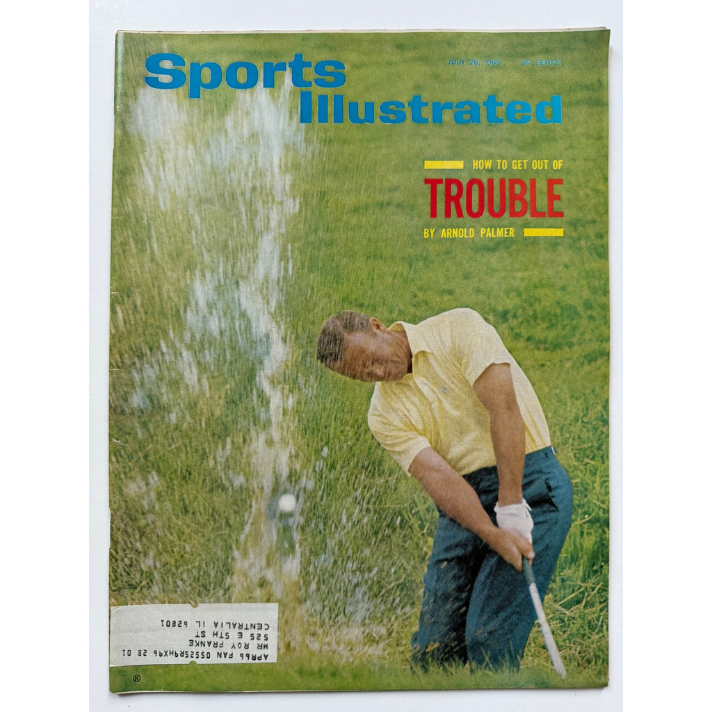 1965 Golf Sports Illustrated Arnold Palmer Magazine, Masters, PGA, Golf Magazine