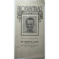 RARE Swedish 1919 Douglas Fairbanks Program, When the Clouds Roll By, Hollywood, Thief of Bagdad, Mark of Zorro, Three Musketeers Robin Good