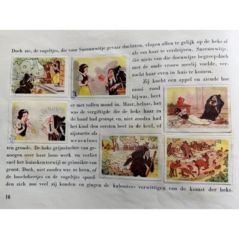 Complete 1938 Disney De Beukelaer Snow White & Seven Dwarfs Cards Walt Disney