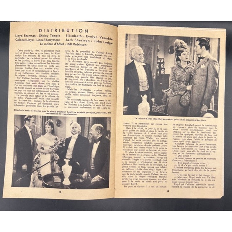 1935 Le Petit Cinemonde Shirley Temple Magazine Supplement The Little Colonel, Heidi, The Little Princess, Curley Top
