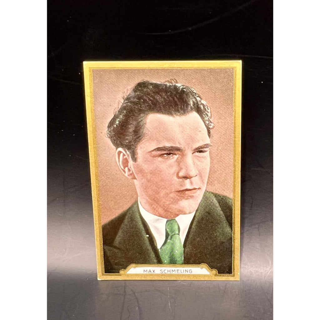 RARE Boxing German 1935 Gold Dollar Max Schmeling Card Heavyweight Champ Fighter