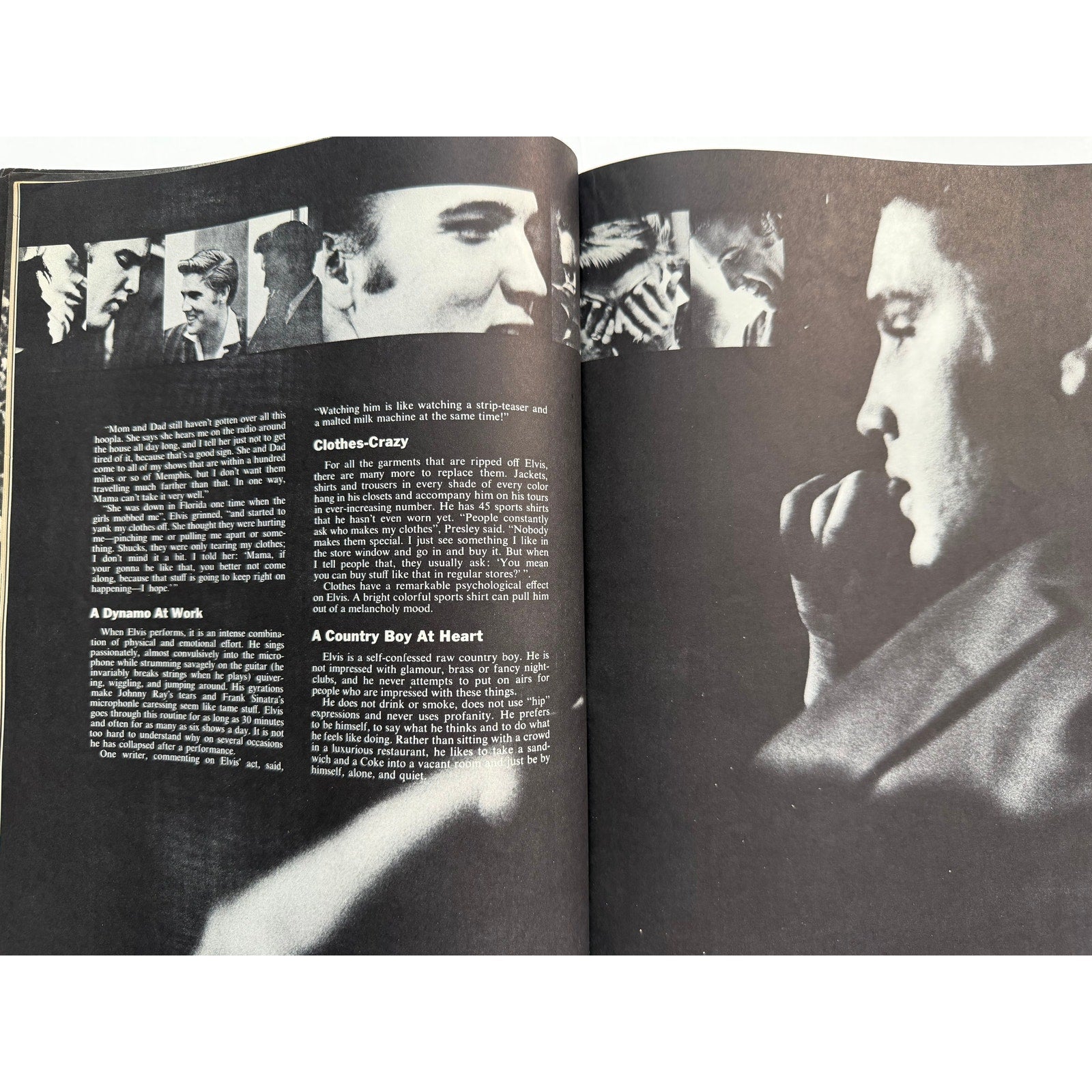 RARE 1956 Elvis Presley Magazine Graceland The Amazing Elvis TCB, Jailhouse Rock, Hound Dog, Rockabilly, The King, EP, King Creole