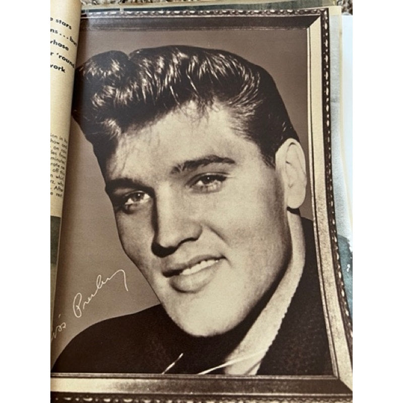 Original 1960's Elvis Presley Scrapbook US Army Post Germany Photos Magazines, Elvis is Back, Frank Sinatra, Surrender, Now or Never