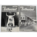 2 Rare 1956 The Enthusiast Motorcycle Magazines June & July Harley Davidson Motorcycle