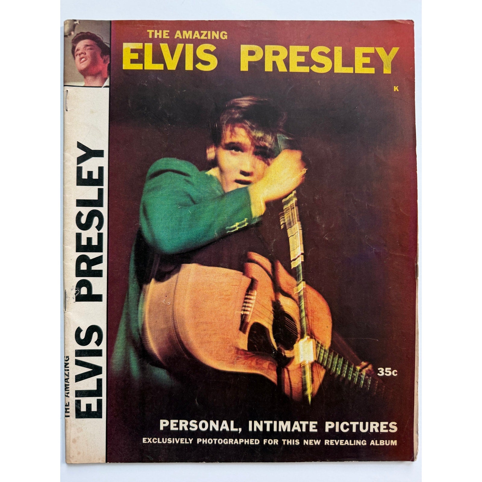RARE 1956 Elvis Presley Magazine Graceland The Amazing Elvis TCB, Jailhouse Rock, Hound Dog, Rockabilly, The King, EP, King Creole